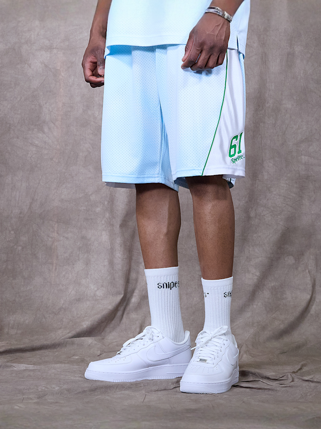 Sprite x SNIPES, Flame Mesh Shorts, blue, Image 1 of 7