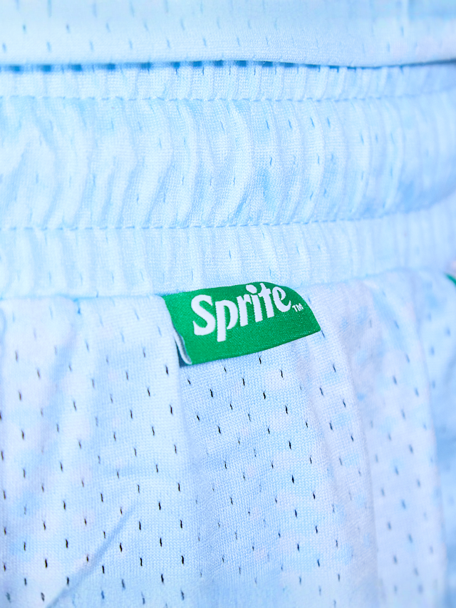 Sprite x SNIPES, Flame Mesh Shorts, blue, Image 6 of 7