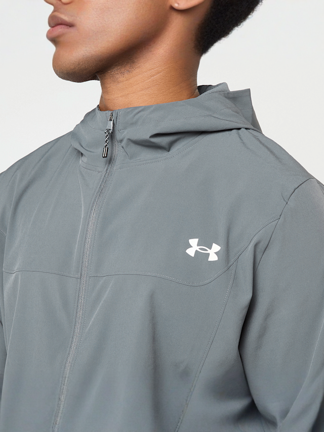 Under Armour, Tech Utility Woven Jacket, grey, Image 3 of 7
