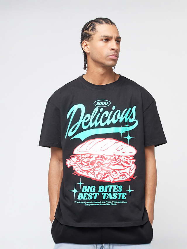 Mister Tee, Delicious Sandwich Oversize Tee, black, Image 1 of 4