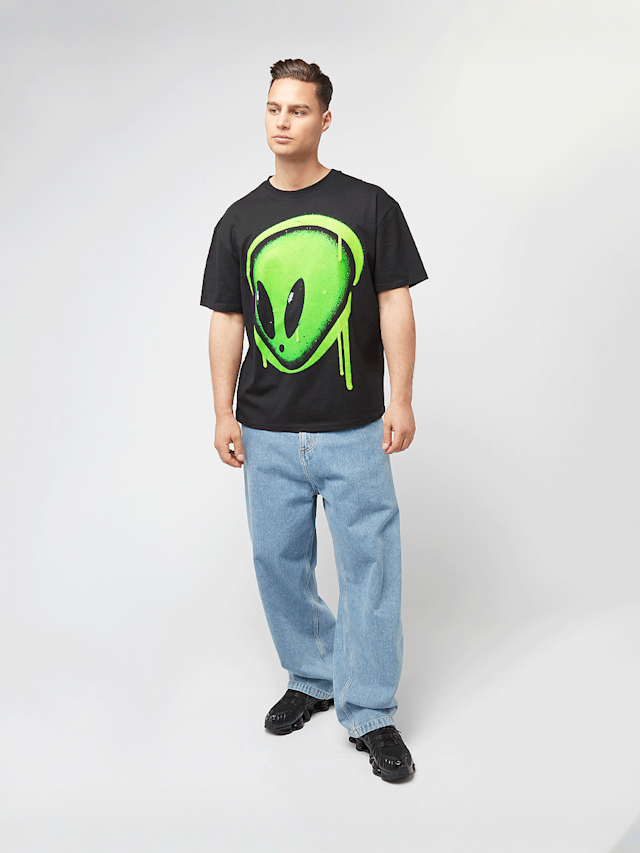 Mister Tee, Dripping Alien Head Oversize Tee, black, Image 4 of 4