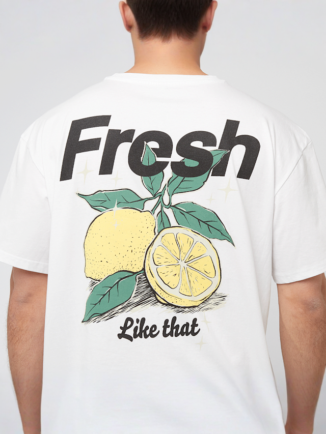 Mister Tee, Fresh Like That Oversize Tee, white, Image 4 of 5