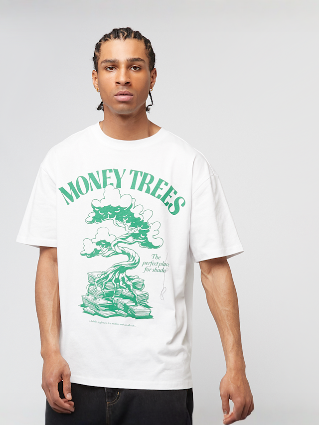 Mister Tee, Green Money Trees Oversize Tee, white, Image 1 of 4