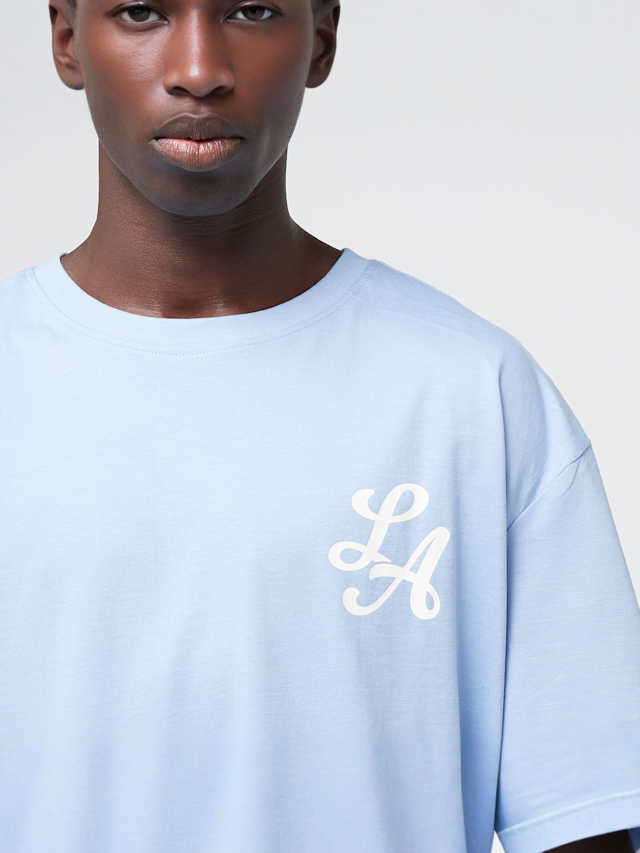 Mister Tee, LA Football Team Oversize Tee, blue, Image 3 of 4