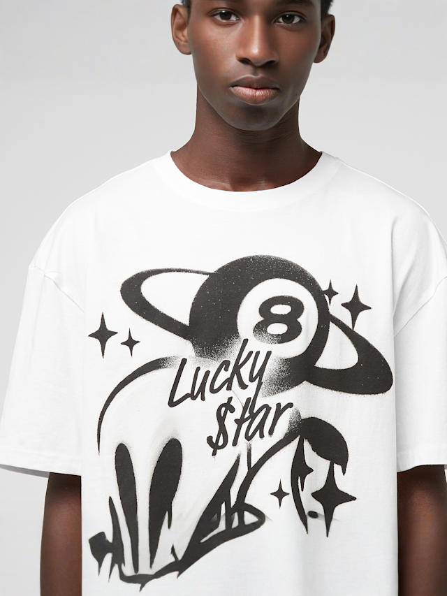 Mister Tee, Planet Alien Oversize Tee, white, Image 3 of 4