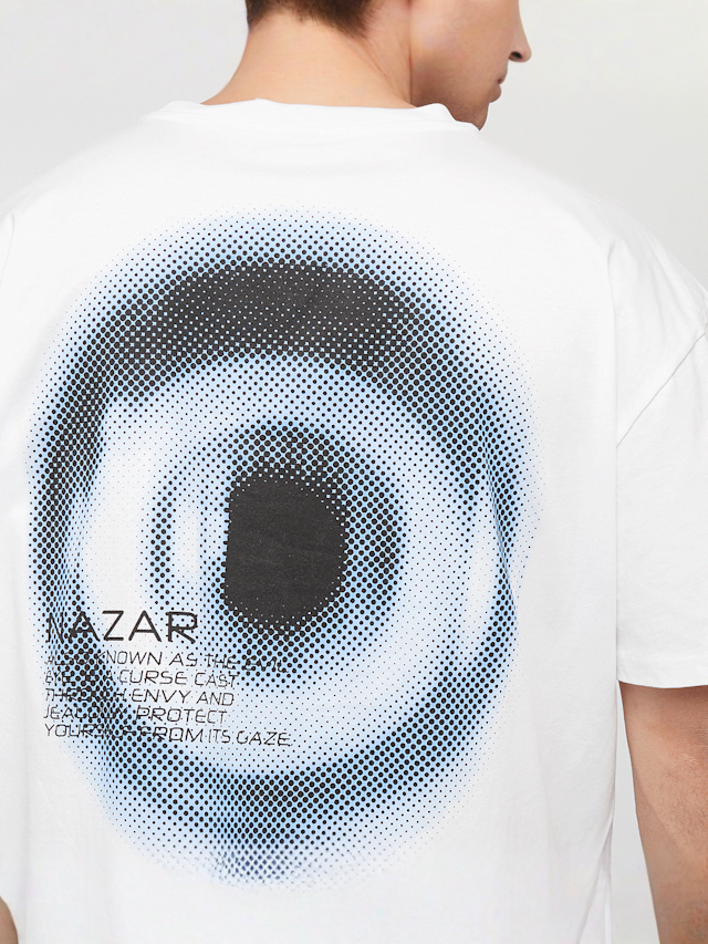 Mister Tee, Protect Yourself Oversize Tee, white, Image 4 of 5