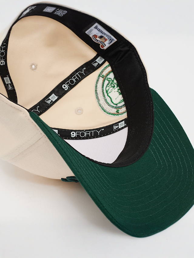 New Era, 9FORTY MCROWN Oakland Athletics, beige, Image 4 of 5