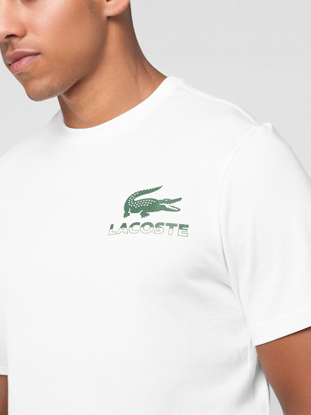 Lacoste, T-Shirt, white, Image 3 of 5