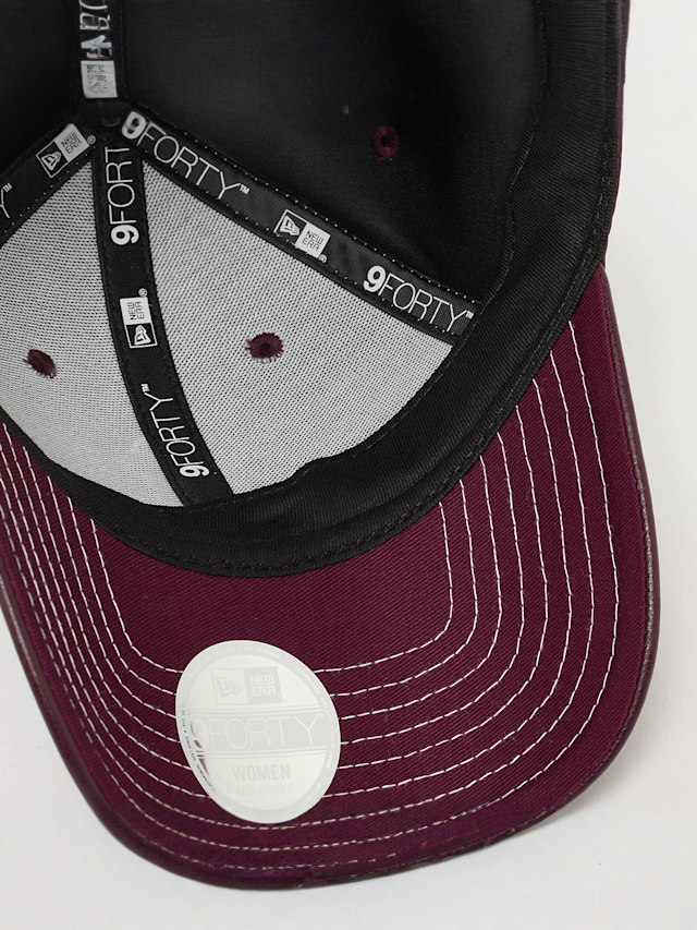 New Era, FEMALE 9FORTY Topstitch PU New York Yankees, red, Image 3 of 4