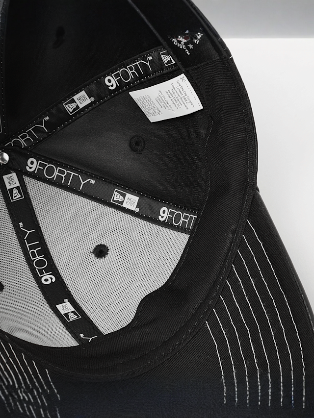 New Era, FEMALE 9FORTY Topstitch PU New York Yankees, black, Image 3 of 4