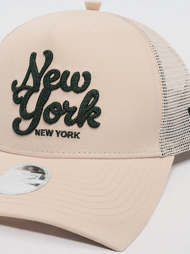 New Era, Female A-Frame Trucker City New Era, light pink, Image 4 of 4