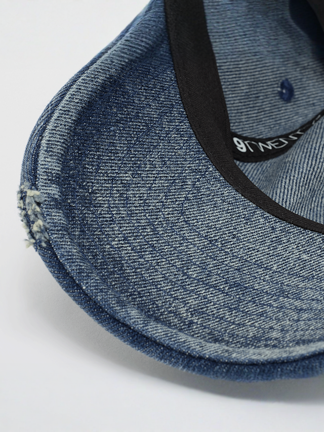 New Era, Female 9TWENTY Stone Denim New York Yankees, blue, Image 3 of 4