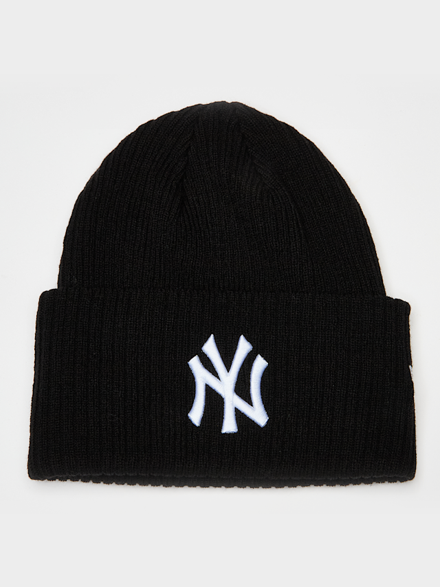 New Era, Wide Cuff Beanie New York Yankees black, black, Image 1 of 3