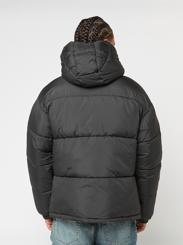 Urban Classics, Shiny Puffer Jacket With Hood black, black, Image 2 of 5