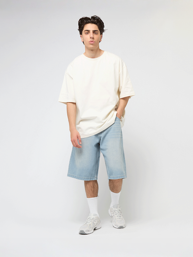 SNIPES, Jimmy Baggy Denim Shorts, blue, Image 5 of 5