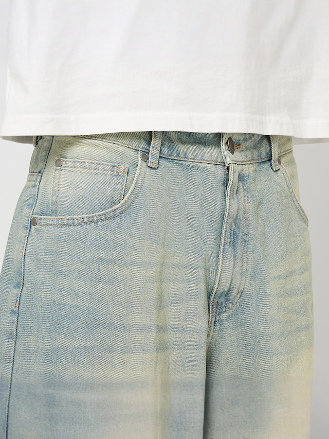SNIPES, Jimmy Baggy Denim Shorts, blue, Image 3 of 5