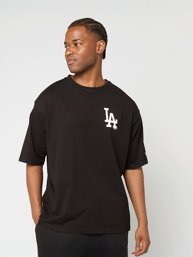 New Era, MLB Food Graphic Oversized Tee Los Angeles Dodgers, black, Image 2 of 6