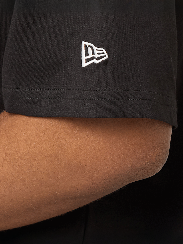 New Era, MLB Food Graphic Oversized Tee Los Angeles Dodgers, black, Image 4 of 6