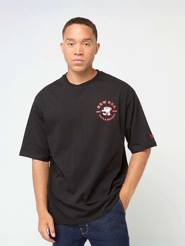 New Era, Oversized Graphic Tee, black, Image 2 of 6