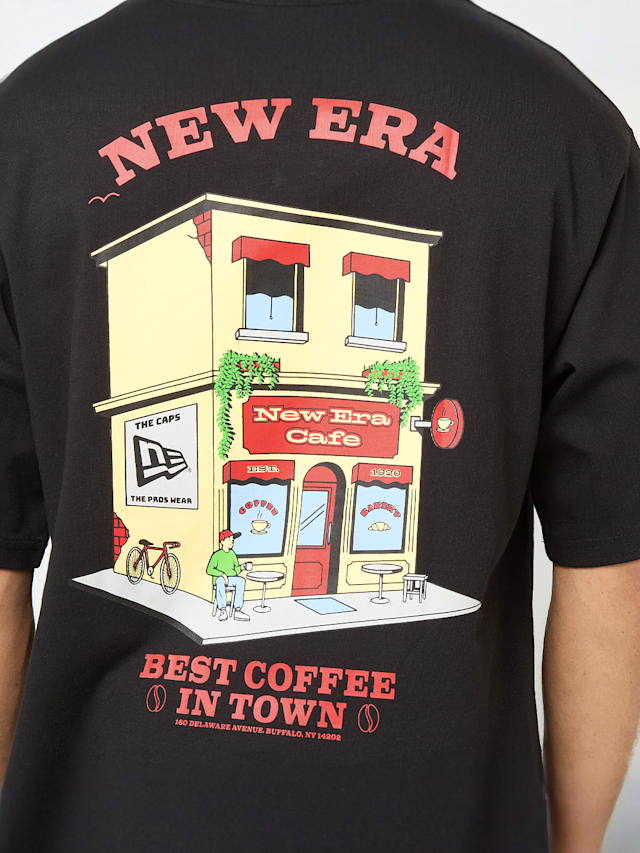 New Era, Oversized Graphic Tee, black, Image 5 of 6