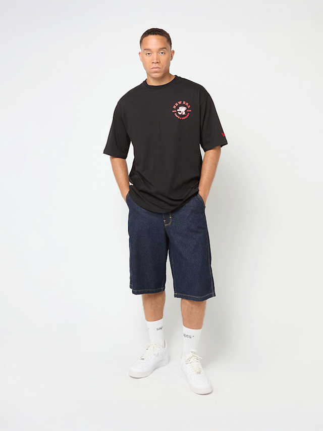 New Era, Oversized Graphic Tee, black, Image 6 of 6