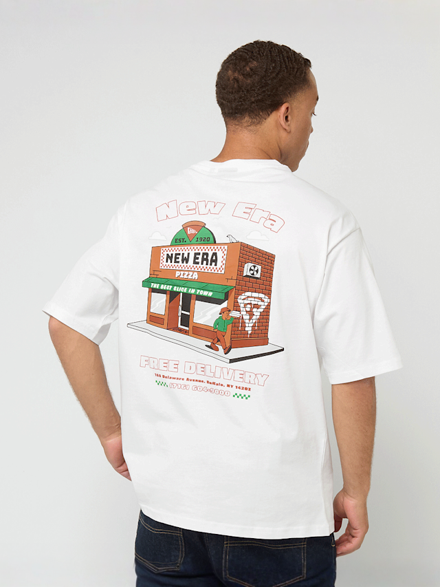 New Era, Overzised Graphic Tee, white, Image 1 of 6