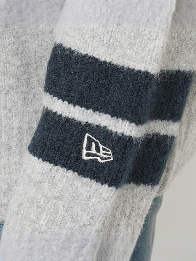 New Era, MLB Knit Sweater New York Yankees, grey, Image 4 of 5