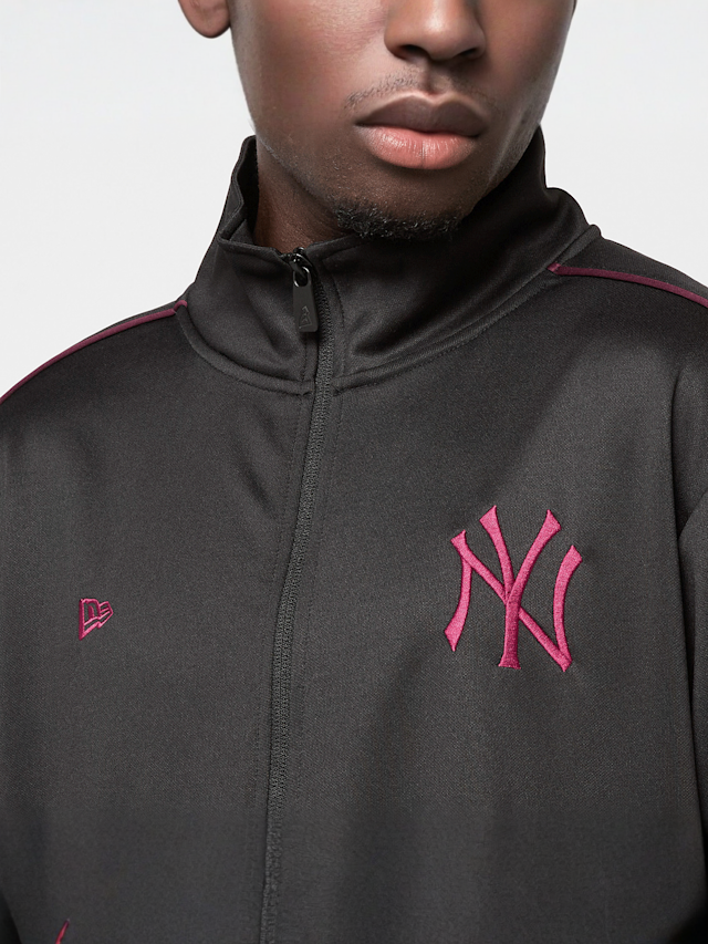 New Era, MLB Track Top New York Yankees, black, Image 5 of 6