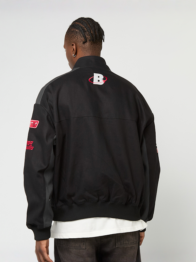 New Era, NBA Motorcross Jacket Chicago Bulls, black, Image 2 of 9