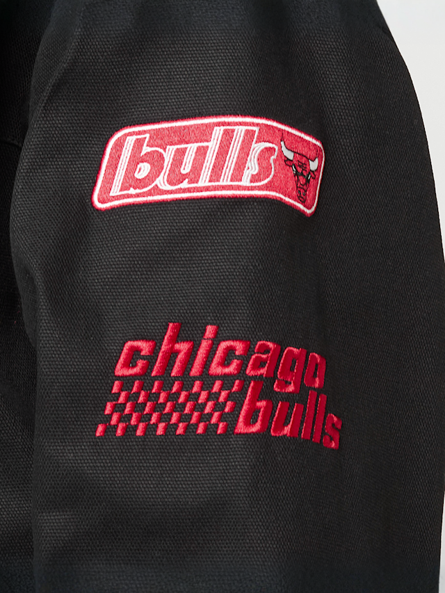New Era, NBA Motorcross Jacket Chicago Bulls, black, Image 4 of 9