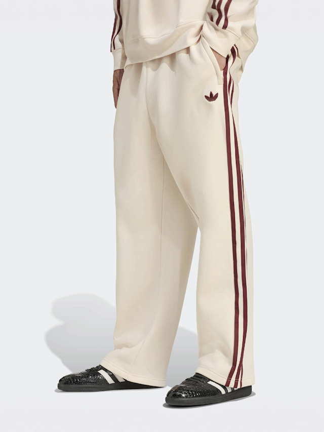 adidas Originals, Graphic Fleece Pant Open Hem, beige, Image 1 of 5