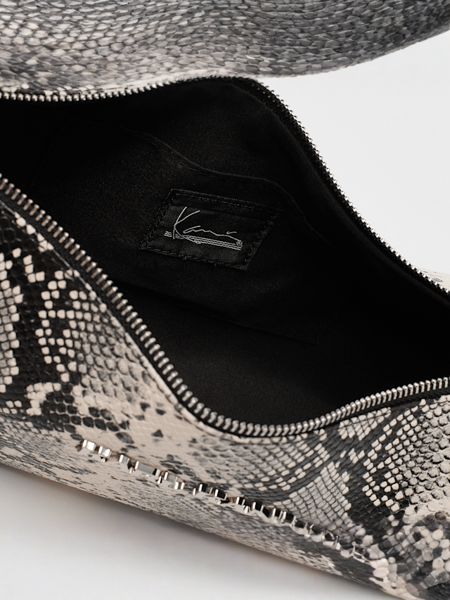 Karl Kani, Retro Snakeskin Shoulder Bag, beige, Image 5 of 6