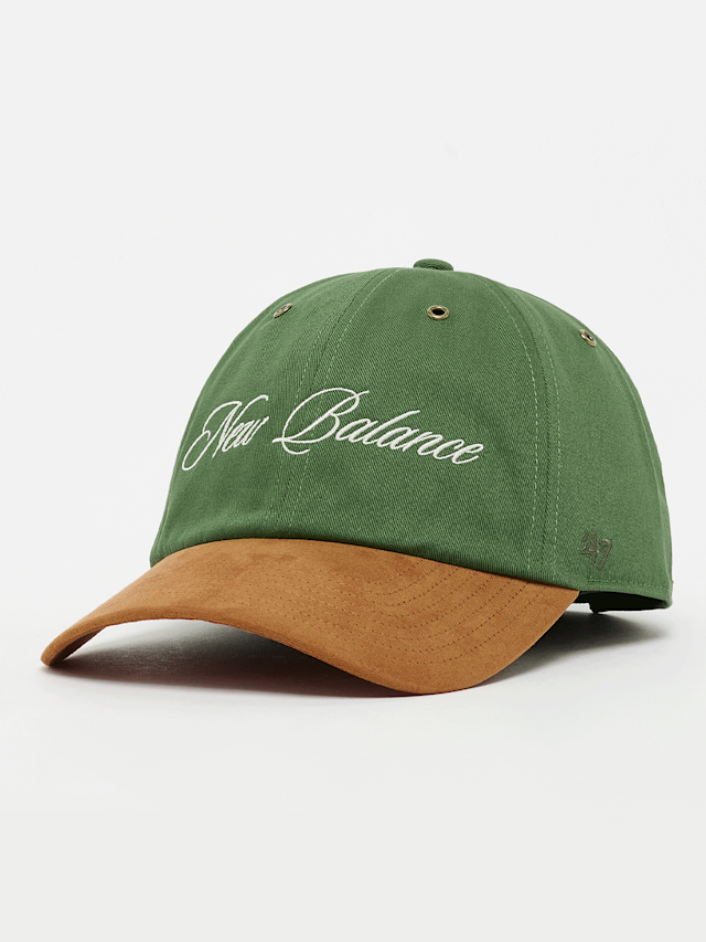 New Balance, '47 Clean Up New Balance Script Suede, green, Image 1 of 4