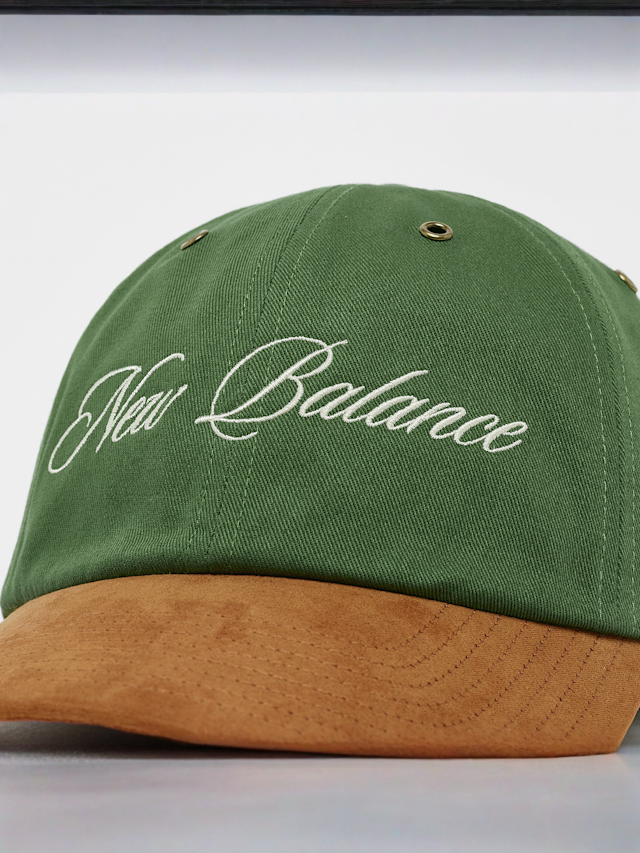 New Balance, '47 Clean Up New Balance Script Suede, green, Image 4 of 4