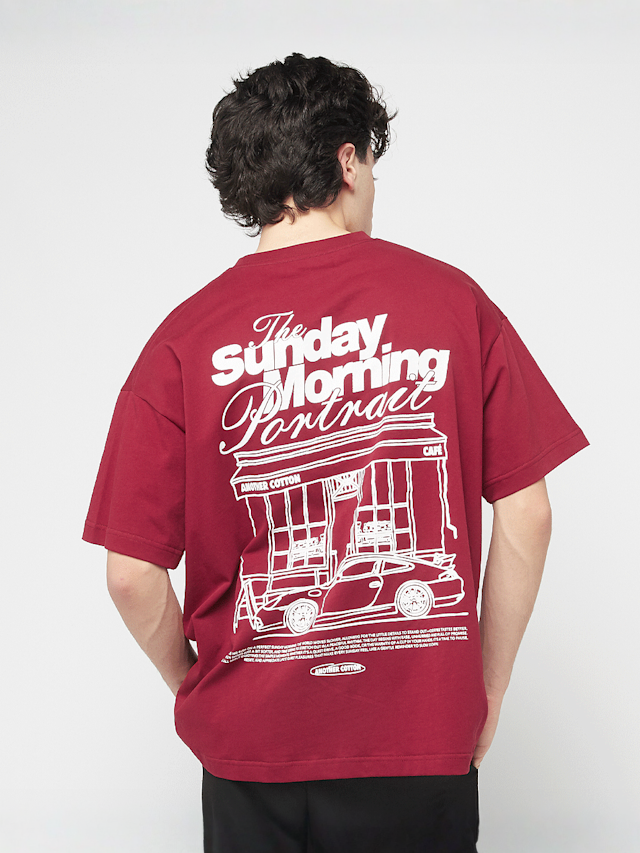 Another Cotton Lab, Sunday Morning T-Shirt, red, Image 1 of 5