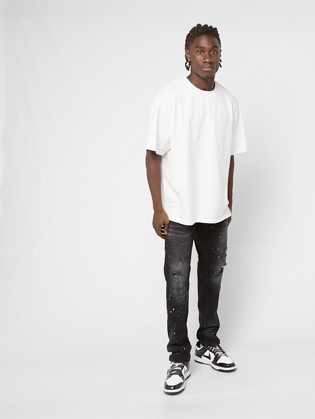 2Y STUDIOS, VICTOR RIPPED SLIM FIT JEANS Black, black, Image 5 of 5