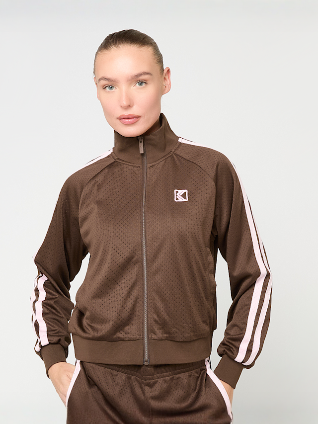 Karl Kani, OG Mesh Trackjacket, brown, Image 1 of 5