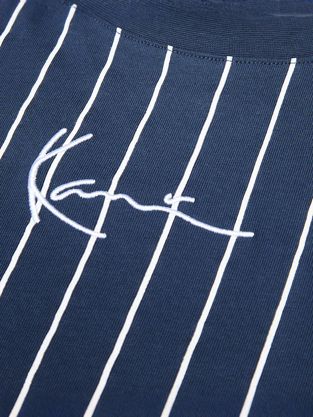 Karl Kani, Small Signature Essential Pinstripe Tee Junior, blue, Image 3 of 3