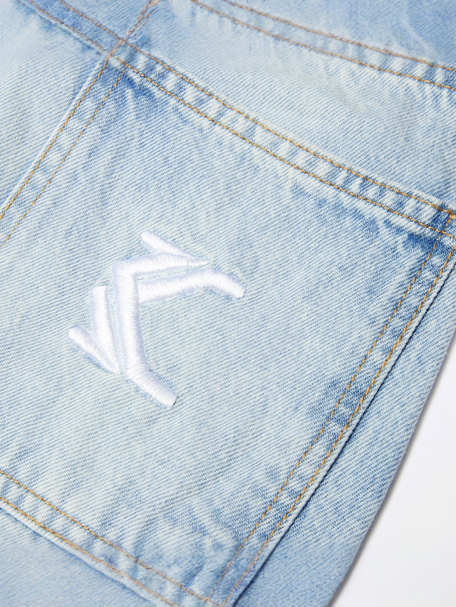 Karl Kani, Og Relaxed Denim Pants Junior, blue, Image 3 of 4