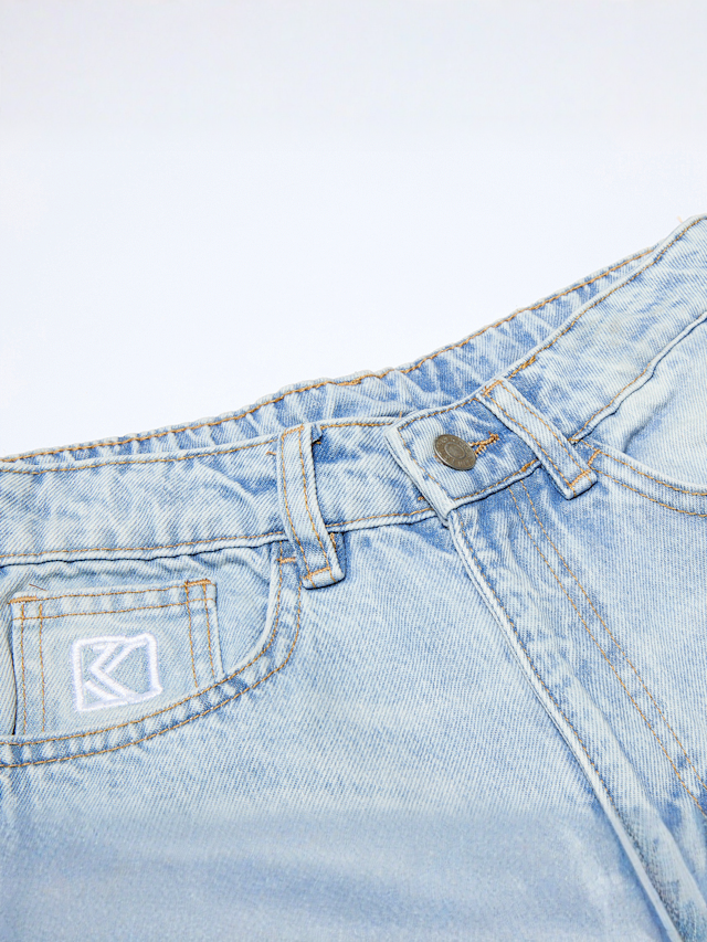 Karl Kani, Og Relaxed Denim Pants Junior, blue, Image 4 of 4