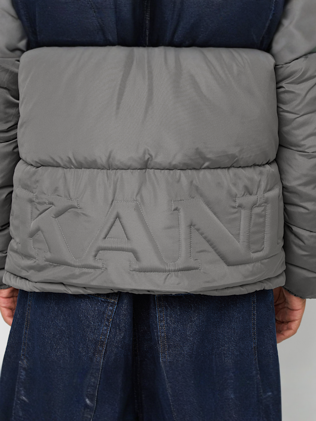 Karl Kani, Small Signature Embossed Logo Puffer Jacket, grey, Image 5 of 6