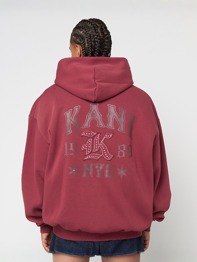 Karl Kani, Kani Western Os Zip Hoodie, red, Image 1 of 5