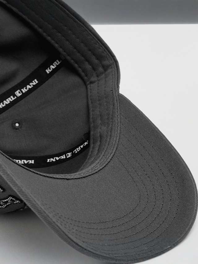 Karl Kani, Looplabel Baseball Cap, grey, Image 3 of 4