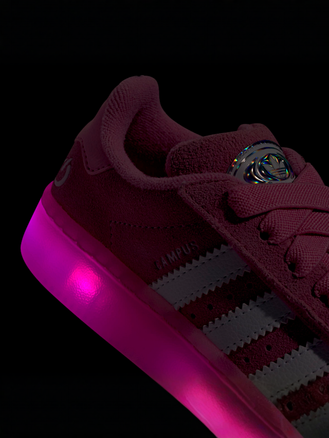 adidas Originals, Campus 00s LED Lights Comfort Closure Elastic Lace (PS), light pink, Image 9 of 9