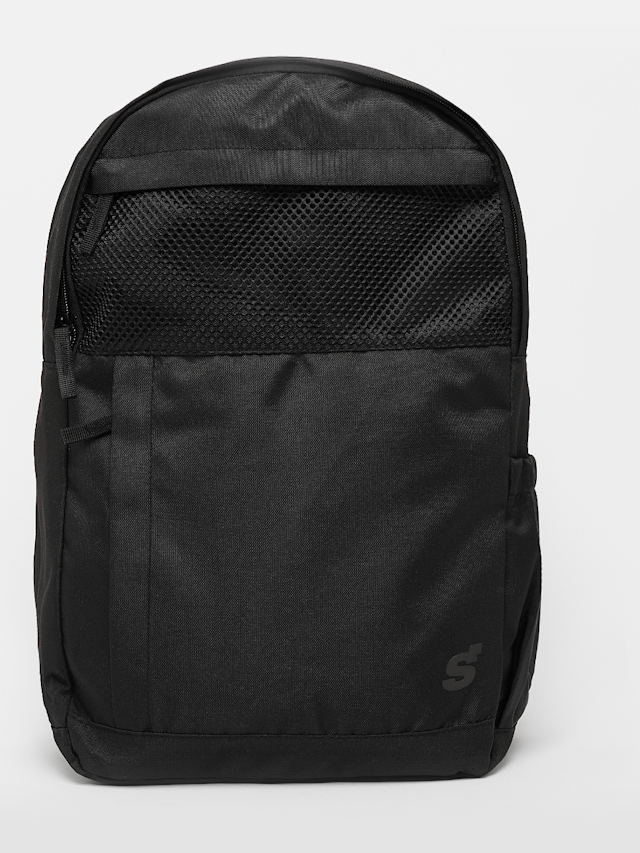 SNIPES, S Cube Mesh Multi Pocket Backpack, black, Image 1 of 5