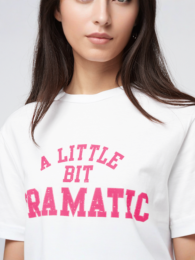 Miss Tee, Lil Dramatic Tee, white, Image 3 of 4
