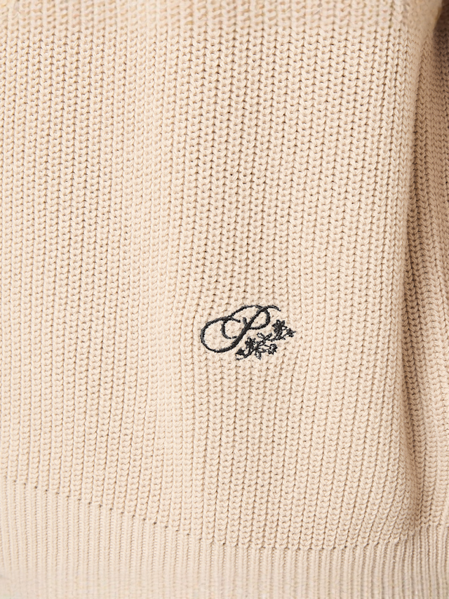 Prohibited, Scout Knit Half-Zip, beige, Image 4 of 5