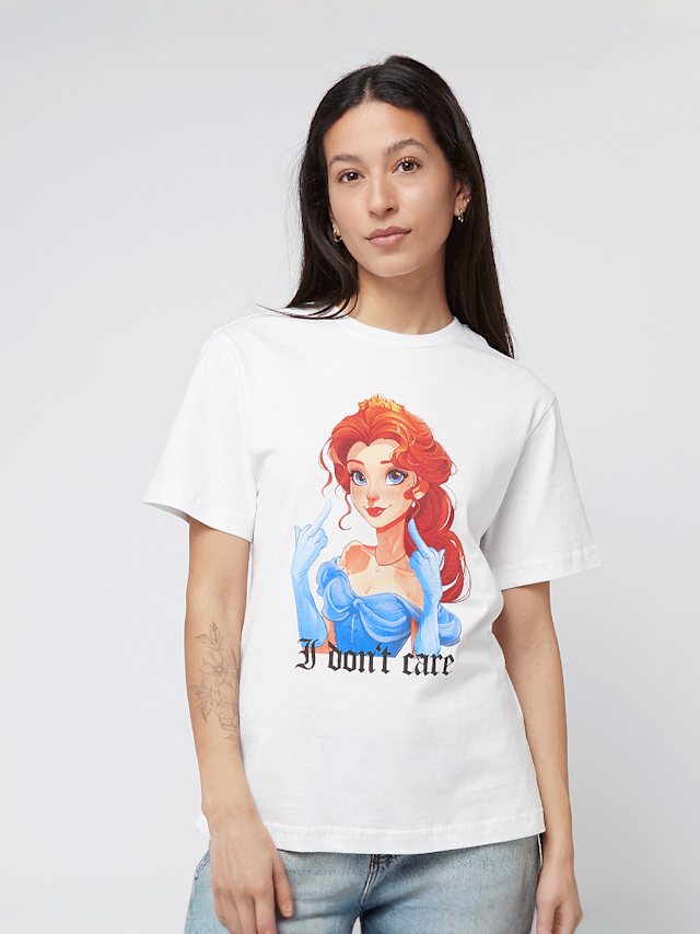 Miss Tee, Don't Care Handsign Tee, white, Image 1 of 4