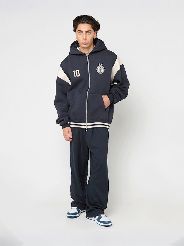 Prohibited, Cup Zip-Hoodie Dark Grey, blue, Image 7 of 7