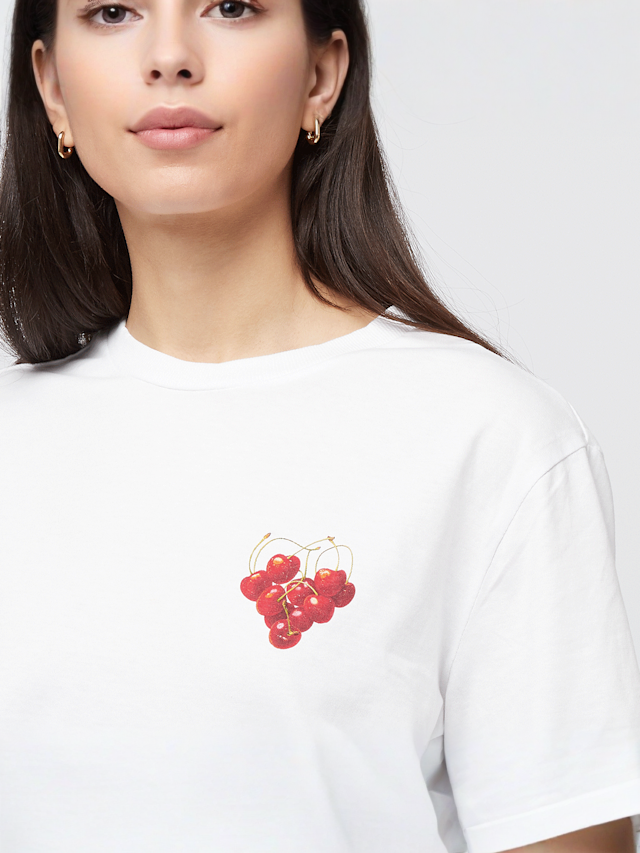 Miss Tee, Cherrie Lovers Tee, white, Image 3 of 4